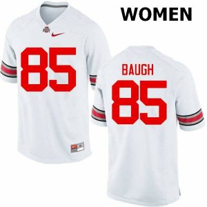 Women's Ohio State Buckeyes #85 Marcus Baugh White Nike NCAA College Football Jersey March CUZ4544TB